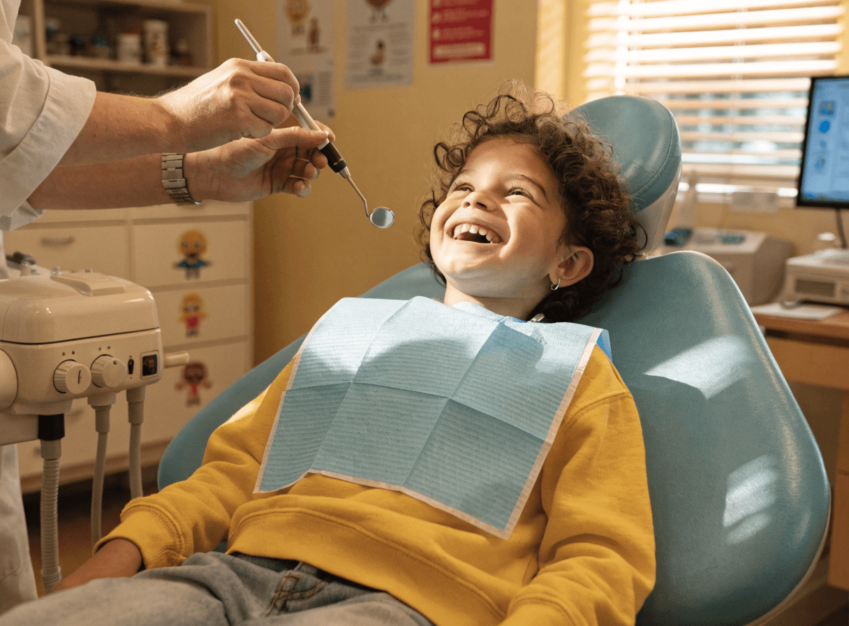 Happy child at Tooth Time Dentistry Hartford CT